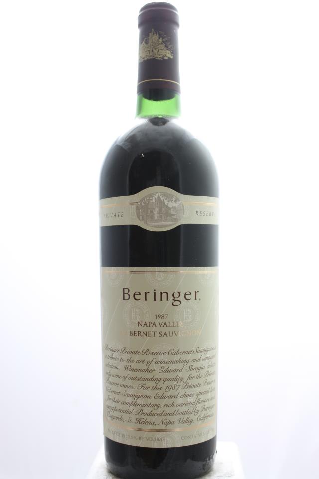 Beringer Vineyards Cabernet Sauvignon Private Reserve 1987