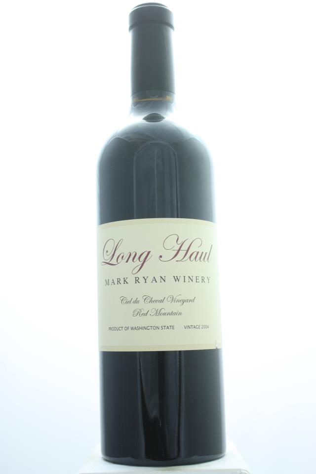 Mark Ryan Winery Long Haul Ciel du Cheval Vineyard 2004