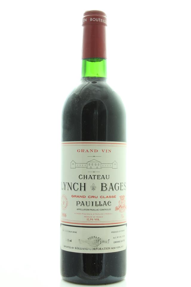 Lynch-Bages 1986