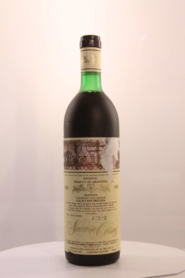 Navarro Correas Cabernet Sauvignon 1983