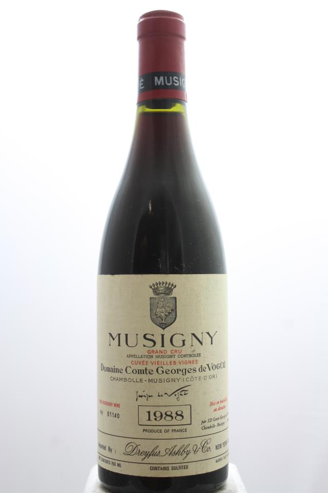 Comte Georges de Vogüé Musigny Cuvée Vieilles Vignes 1988