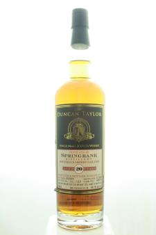 Springbank Distillery Duncan Taylor Single Malt Scotch Whisky Aged 20-Years-Old 2014 Release 1993