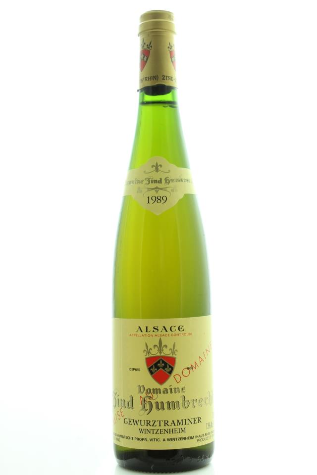 Zind Humbrecht Gewürztraminer Wintzenheim 1989