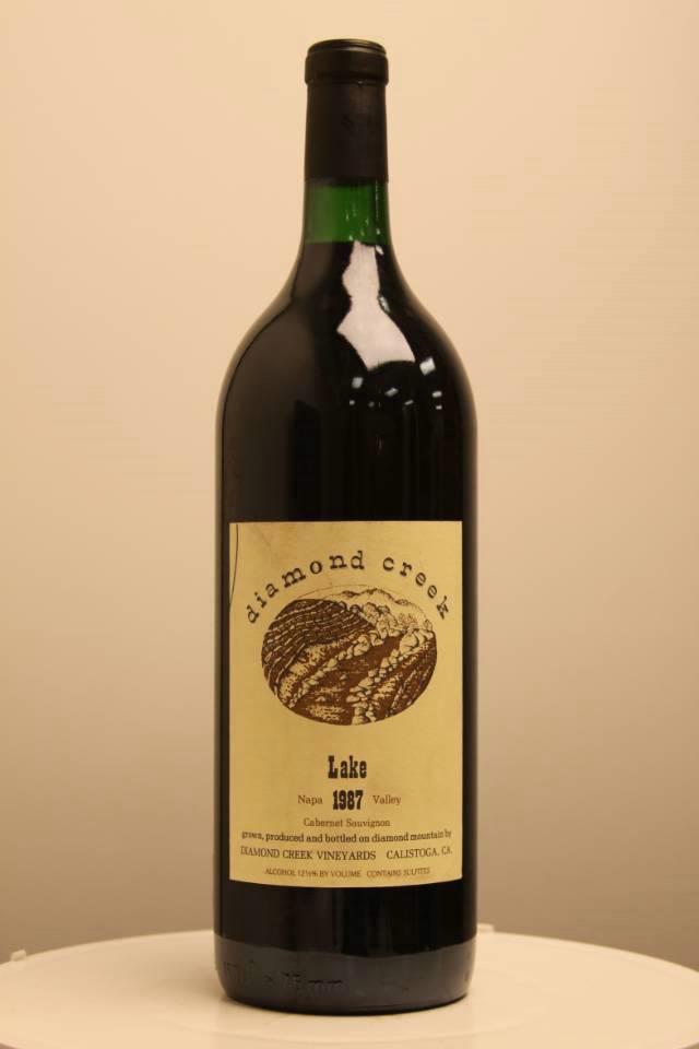 Diamond Creek Cabernet Sauvignon Lake Vineyard 1987