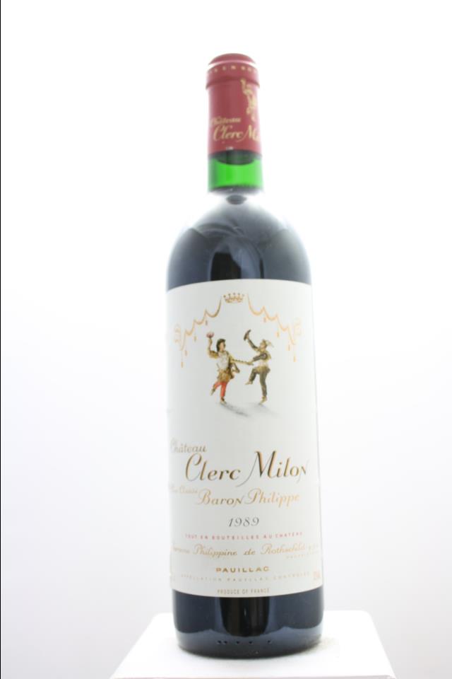 Clerc Milon 1989