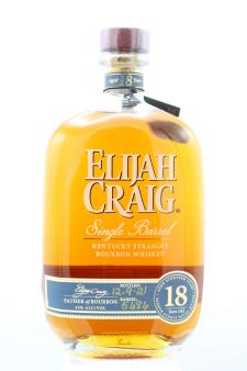 The Elijah Craig Single Barrel Kentucky Straight Bourbon Whiskey 18-Years-Old NV