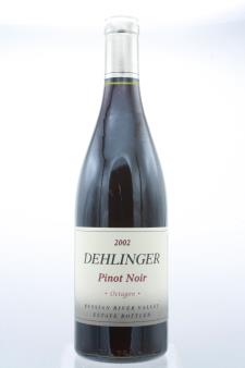 Dehlinger Pinot Noir Estate Octagon Vineyard 2002