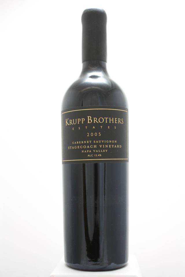 Krupp Brothers Estates Cabernet Sauvignon Stagecoach Vineyard 2005