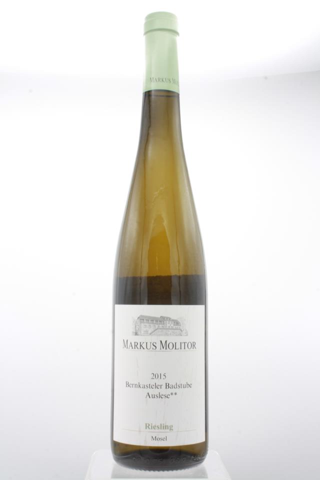 Markus Molitor Riesling Bernkasteler Badstube Auslese 2015