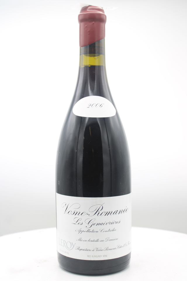 Domaine Leroy Vosne-Romanée Les Genevrieres 2006