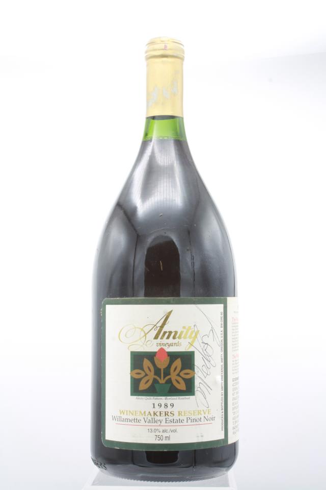 Amity Vineyards Estate Pinot Noir Winemakers Reserve 1989