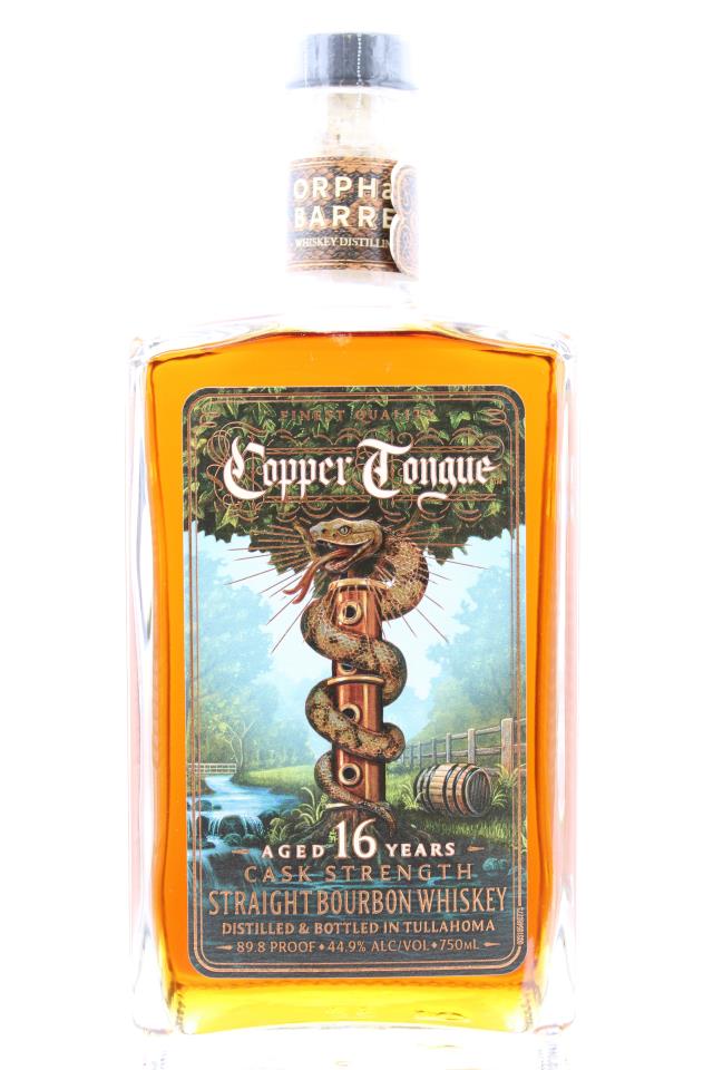 Orphan Barrel Straight Bourbon Whiskey Copper Tongue Cask Strength 16-Years-Old NV