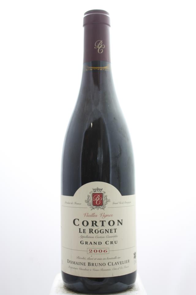 Bruno Clavelier Corton Le Rognet Vieilles Vignes 2006
