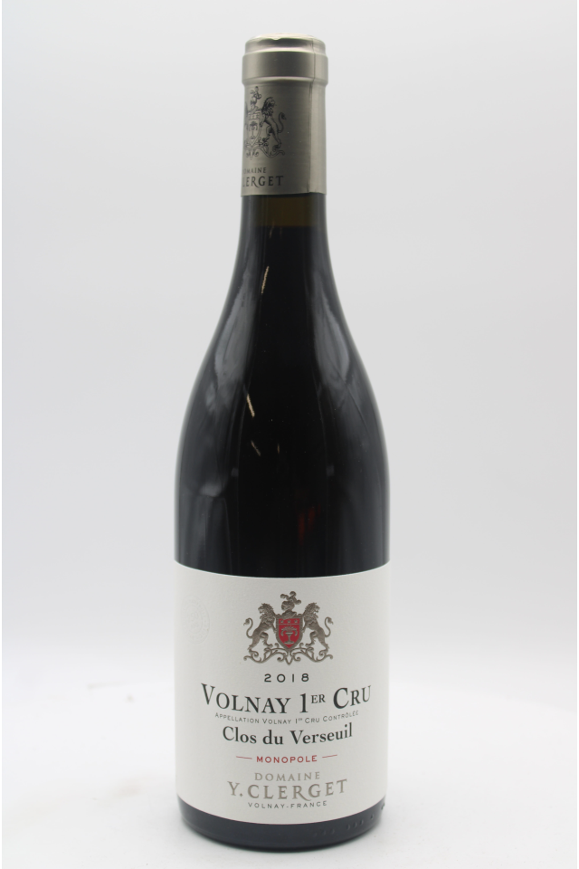 Y. Clerget Volnay Clos du Verseuil Monopole 2018
