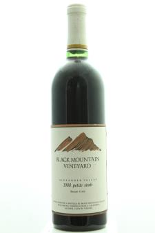 Black Mountain Vineyard Petite Sirah Bosun Crest 1988