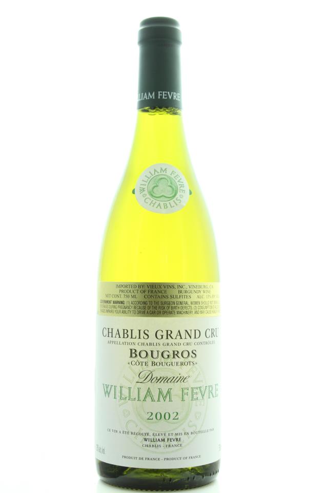 William Fèvre (Domaine) Chablis Bougros Côte de Bouguerots 2002