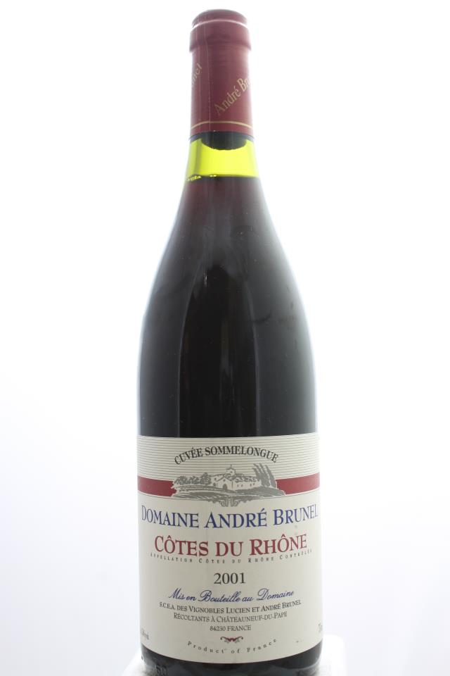 André Brunel Côtes du Rhône Cuvée Sommelongue 2001