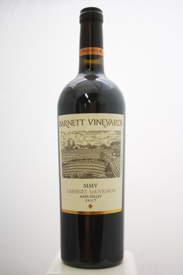 Barnett Vineyards Cabernet Sauvignon MMV 2017