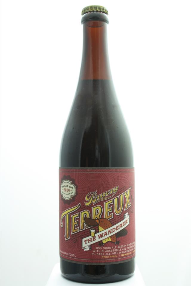 The Bruery Terreux The Wanderer 85% Sour Ale Aged in Wine Barrels with Blackberries and Cherries / 15% Dark Ale Aged in Bourbon Barrels 2016