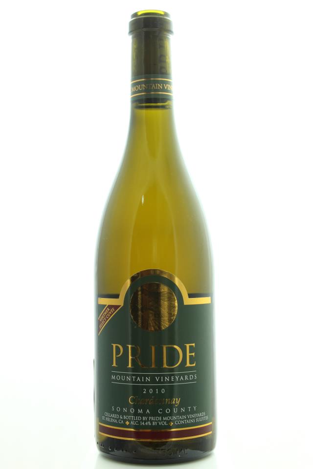 Pride Mountain Vineyards Chardonnay Vintner's Select Cuvée 2010