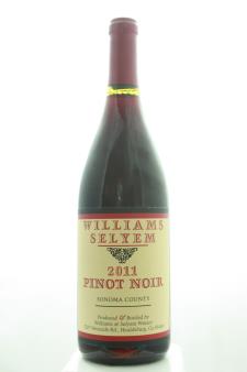 Williams Selyem Pinot Noir Sonoma County 2011