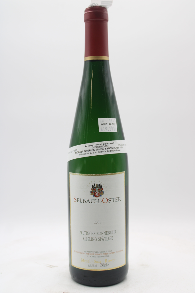 Selbach Oster Zeltinger Sonnenuhr Riesling Spatlese #22 2001