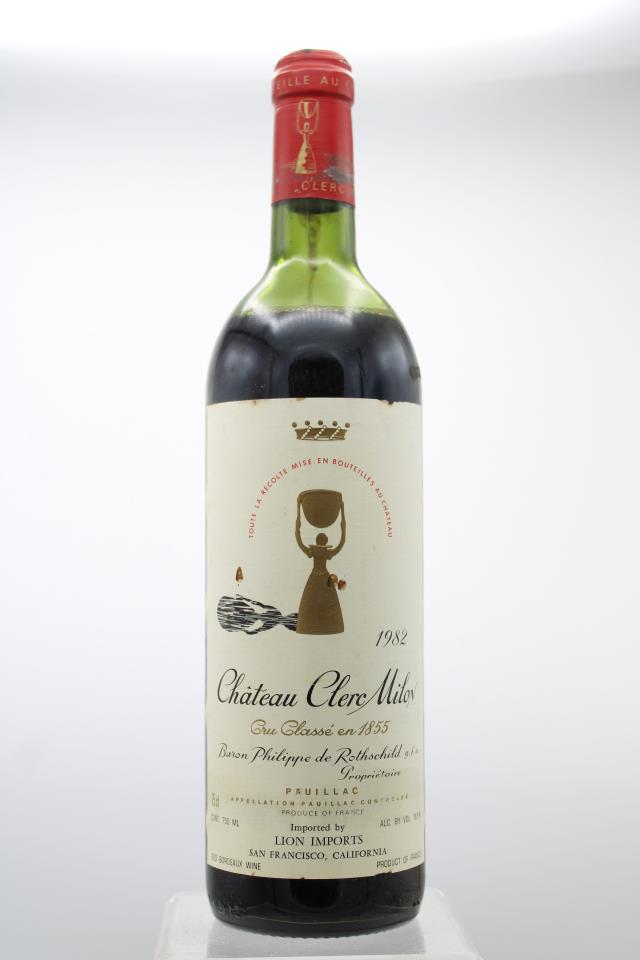 Clerc Milon 1982