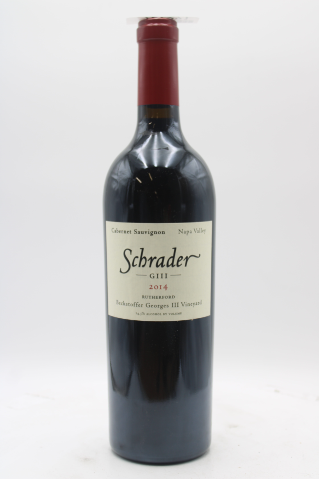 Schrader Cabernet Sauvignon Beckstoffer Georges III Vineyard GIII 2014