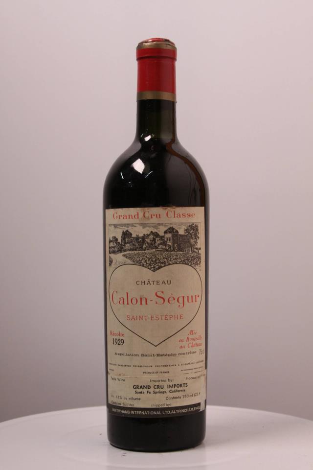 Calon Segur 1929