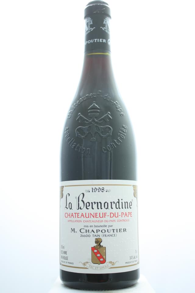 M. Chapoutier Châteauneuf-du-Pape La Bernardine 1998