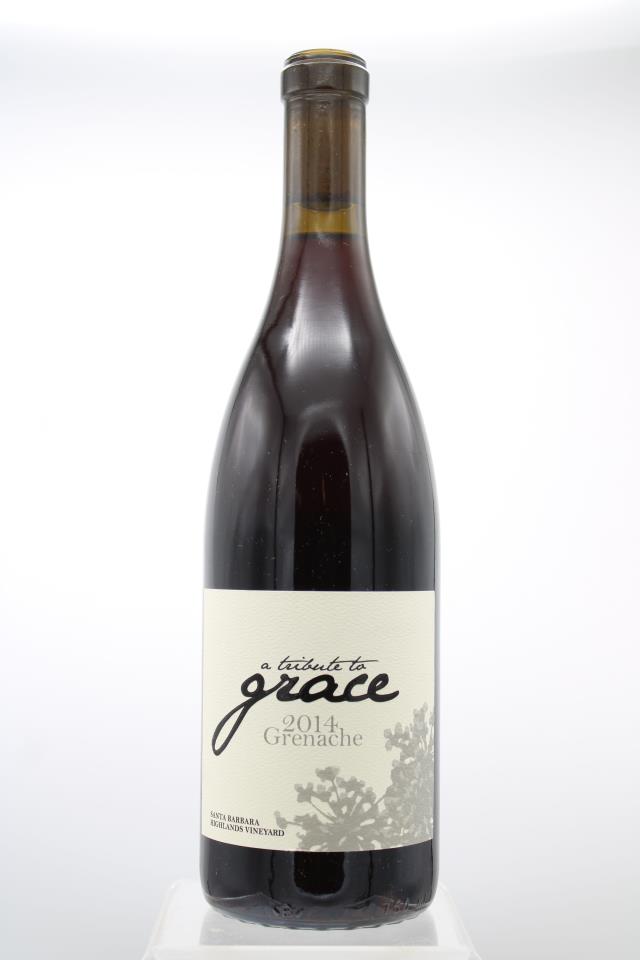 A Tribute to Grace Grenache Santa Barbara Highlands Vineyard 2014