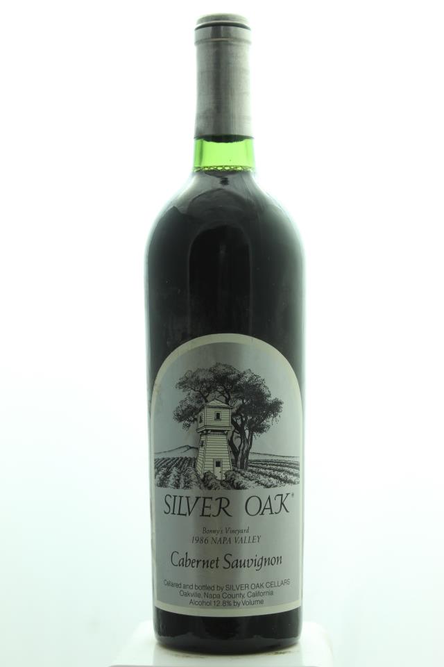 Silver Oak Cabernet Sauvignon Bonny's Vineyard 1986