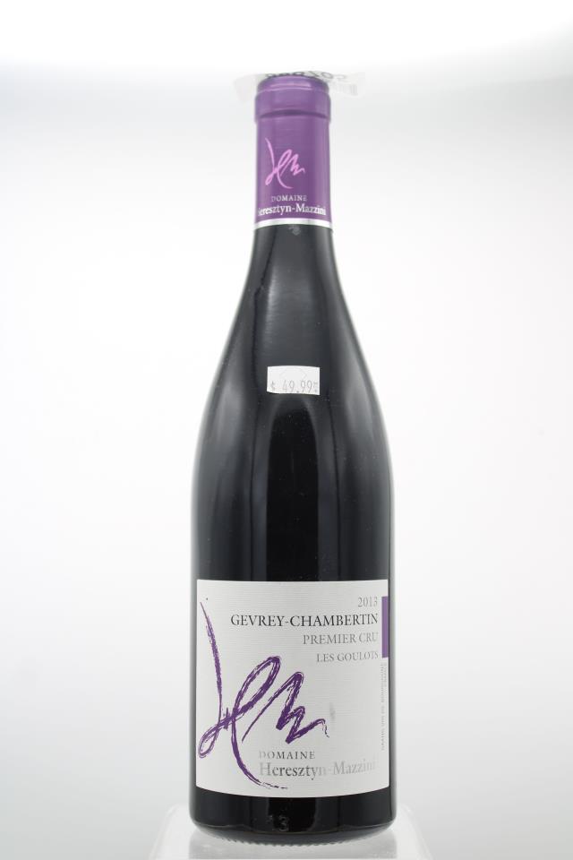 Heresztyn Mazzini Gevrey Chambertin Les Goulots 2013