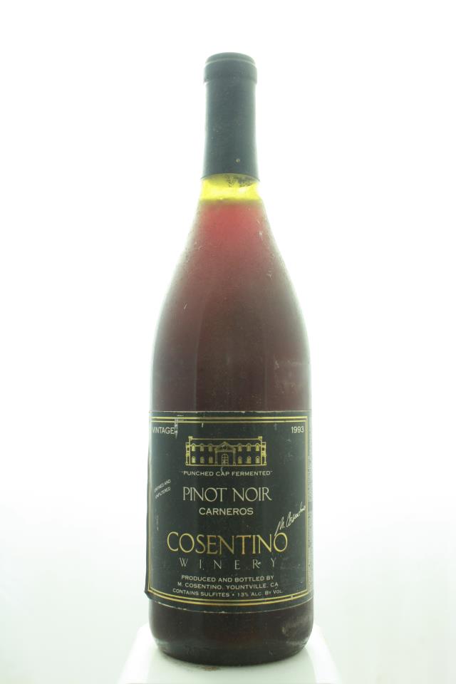 Cosentino Pinot Noir Punch Cap Fermented 1993