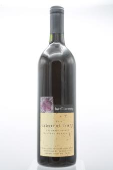 Facelli Winery Cabernet Franc Bacchus Vineyard 2000