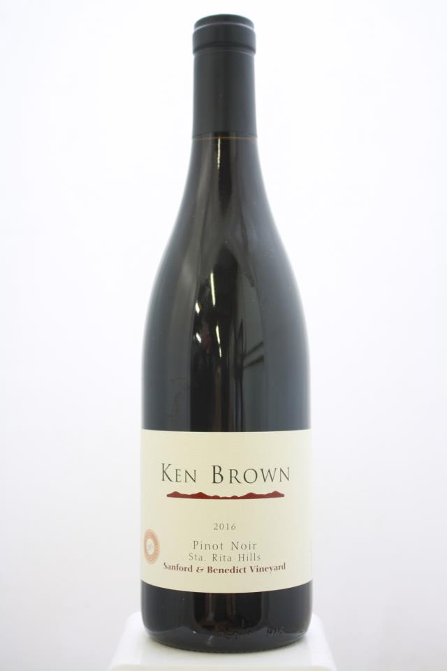 Ken Brown Pinot Noir Sanford & Benedict Vineyard 2016