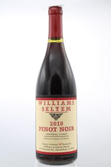 Williams Selyem Pinot Noir Central Coast 2010