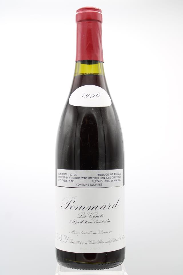 Domaine Leroy Pommard Les Vignots 1996