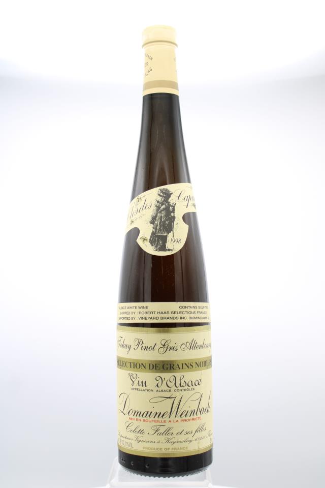 Weinbach Tokay Pinot Gris Altenbourg Selection de Grains Nobles Clos des Capucins 1998