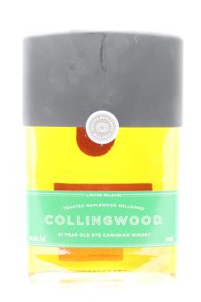 Collingwood Canadian Rye Whisky Toasted Maplewood Mellowed 21-Years-Old NV