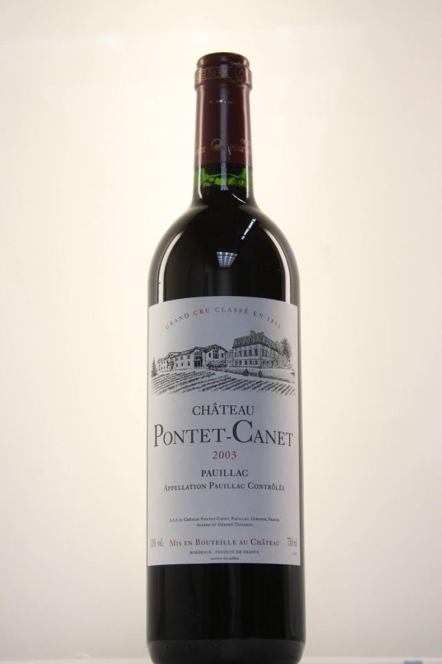 Pontet-Canet 2003