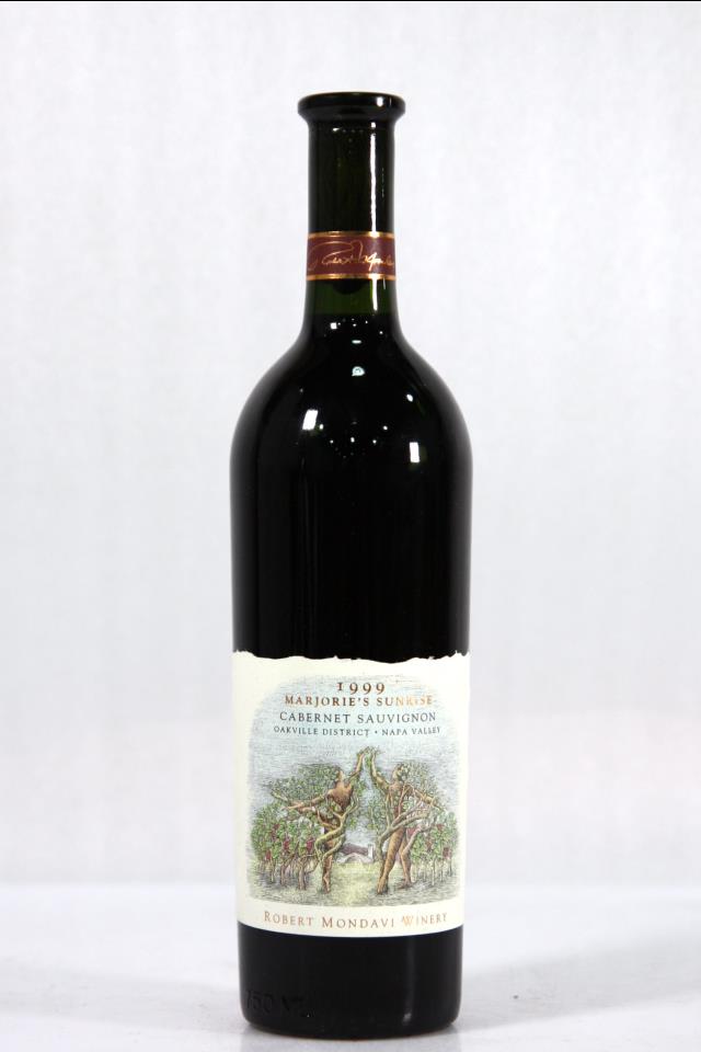 Robert Mondavi Cabernet Sauvignon Marjorie's Sunrise 1999