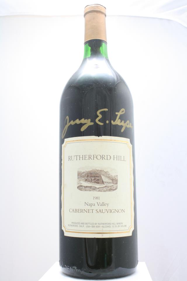 Rutherford Hill Cabernet Sauvignon 1981