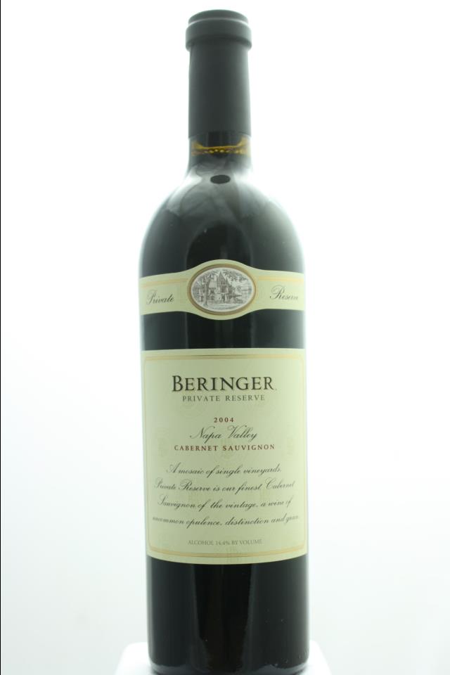 Beringer Vineyards Cabernet Sauvignon Private Reserve 2004