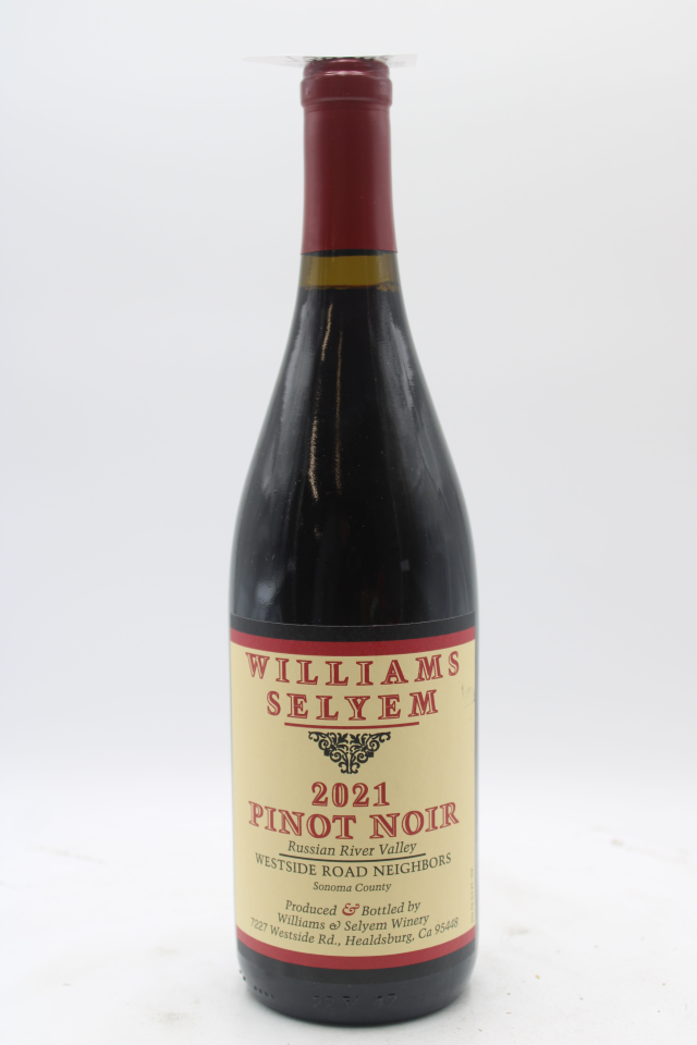 Williams Selyem Pinot Noir Westside Road Neighbors 2021