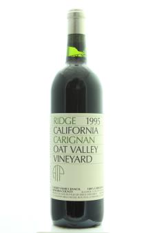 Ridge Vineyards Carignan Cooley Family Ranch Oat Valley Vineyard ATP 1995