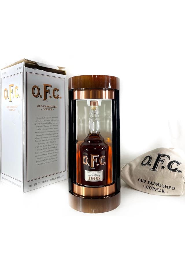 Buffalo Trace Distillery Kentucky Straight Bourbon Whiskey "O.F.C." Old Fashioned Copper 1995