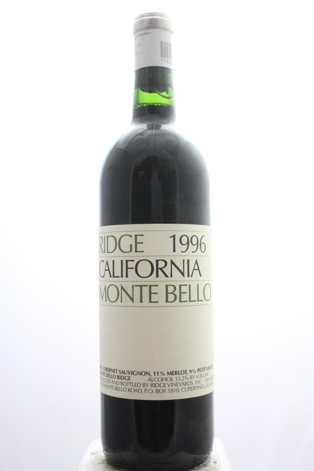 Ridge Vineyards Monte Bello 1996
