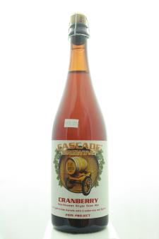 Cascade Brewing Kriek Northwest Style Sour Ale Aged in Oak Barrels with Cranberries and Spices 2015