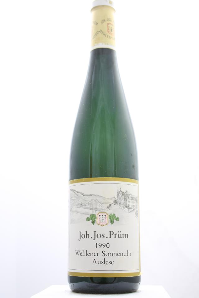 Joh. Jos. Prüm Wehlener Sonnenuhr Riesling Auslese Goldkapsel #21 1990